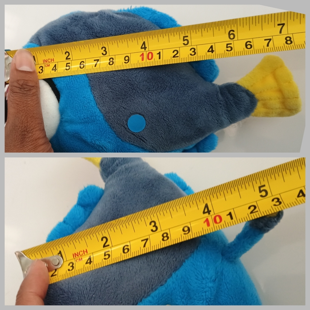 Disney Store Finding Dory Baby Fish Bean Bag Plusg Soft Toy stuffed animal 7" - Picture 10 of 12